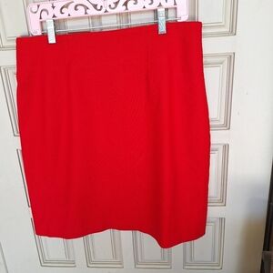 J.G.Hook Wool Skirt Sz14P Zip Back Lt Weight Short Skirt
